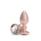Rear Assets Iridescent Plug Rose Gold Small – metalni analni plug, 7,1 cm