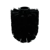 Kela WC krtača JAY, nadomestna, črna, premer 7,5 cm