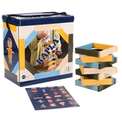 120 Box Natur - svetlo modra/rumena/zelena