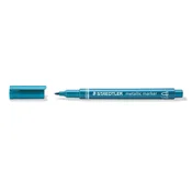 Dekorativni marker, 1-2 mm, zožena konica, STAEDTLER 8323, kovinsko modra