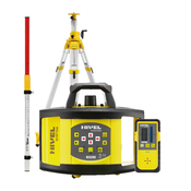 NIVEL SYSTEM Rotacijski laserski nivelir, zelen ž. NL520G + SJJ32 + LS24