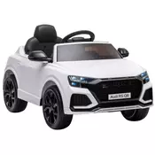 slomart Otroški avto na akumulator AUDI RS Q8, bel, LED luči, MP3, daljinec