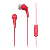 MOTOROLA slušalice EARBUDS 2, STEREO, 3,5 mm prikljucak, tipka za snimanje, CRVENE