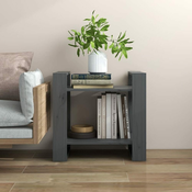 Ormaric za knjige / pregrada sivi 60x35x57 cm od borovine