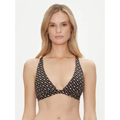 BOSS Gornji del bikini Bb Monogram 50535257 Črna Regular Fit
