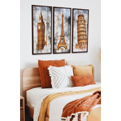 WALLXPERT Dekorativna uramljena MDF slika (3 komada) Artsmdfdkset5