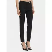 Rinascimento Hlače iz tkanine CFC0128638003 Črna Slim Fit
