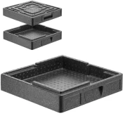 Hendi Termalni zabojnik za prevoz hrane SALTO notranji 35x35x4,5 cm 5 l