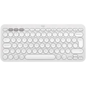 LOGITECH K380S Multi-Device Bluetooth Keyboard - TONAL WHITE - US INTL