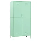 Vidaxl Garderobna omara 90x50x180 cm jeklo