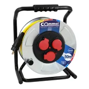 Commel Metalni kabelski kolut AT N07V3V3-F 3G1,5 L=50m IP44