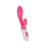 Funky Lover Vibe - silikonski rabbit vibrator, 19 cm