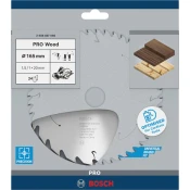 List za krožno žago PRO Wood cordless, 165 x 1,5 x 20 mm, T24