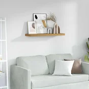 Polica na zidu Zidne Smeda 80 x 23,5 x 4 cm Konstruirano drvo