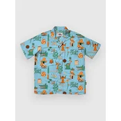 The Dudes European Fantasy Blue Hawaiian Shirt multicolor