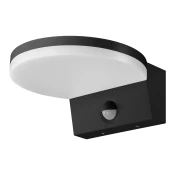 ASPEN LED 15W, vrtna svetilka s PIR senzorjem gibanja, 1300lm, IP65, 4000K, črna