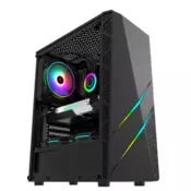 Kuciste 600 Raptor Fury RGB ATX USB 3.0 Window 12cm