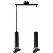 Viseča stropna svetilka Tube Pendant 2x 50W - Črna
