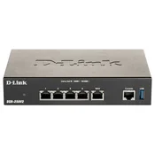 D-Link DSR-250V2 wireless router Gigabit Ethernet Black