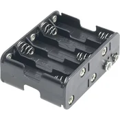 GOOBAY Goobay 12460 nosilec baterij 10x Mignon (AA) hitrosklopni priključek (D x Š x V) 77 x 60 x 32mm Držalo za baterije D za 10 Mignon (D x Š x V) 77 x 60, (20641711)