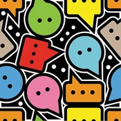 shumee ZUNANJE DEKORATIVNE TKANINE OXFORD - Motiv Comics Clouds I DR236
