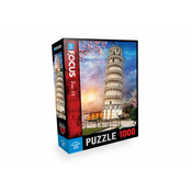 BLUE FOCUS Puzzle 1000 delova Krivi toranj u Pizi