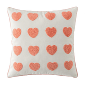 Amor - Décor Dekorativna jastucnica, 45 x 45 cm, Roze - bela