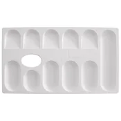 PALETA SLIKARSKA PRAVOKUTNA 23X13 CM 11 POSUDICA EDUCA BIJELA