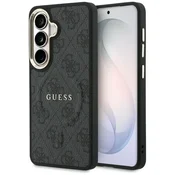 Guess GUESS OVITEK 4G Z RELIEFNIM OBROČEM MAGSAFE ZA SAMSUNG GALAXY S26 ČRN ZAŠČITNI