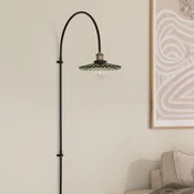 Globen Lighting stenska svetilka COBBLER, zelena, višina 150 cm, steklo - Dnevna soba/jedilnica - Dizajn - črna, zelena