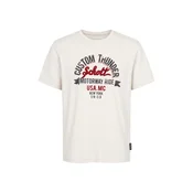 Schott NYC Majica mešane barve / bela