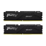 RAM DIMM DDR5 32GB (2x16GB) 6400MT/s Kingston Fury Beast Expo KF564C32BBEK2-32