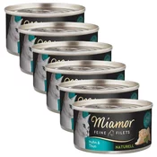Miamor Feine Filets Naturell piščanec & tuna 6 x 80 g