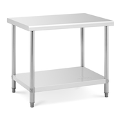 Stol od nehrđajućeg čelika - 100 x 70 cm - nosivost 120 kg