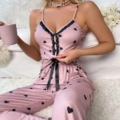 Mormark Ženska pižama | LUNAR Roza dolga XL