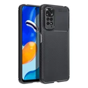 Nov ovitek Carbon Premium za Xiaomi Redmi 15C 5G (črn)