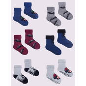 Yoclub Kidss Terry Socks Anti Slip ABS 6-Pack SKF-0005C-AA0A-003