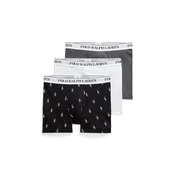 Polo Ralph Lauren Boksarice siva / temno siva / črna / bela