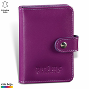 Princ Leather Novcanik za kartice, Ljubicasti