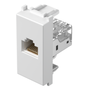 Utičnica CAT5e KS RJ45 8/8 1 mjesto KM37 TEM MODUL PW bijela