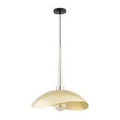 Zlati lestenec na kablu GOLDEN 1xE27/15W/230V