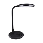 6,5W LED namizna svetilka z nastavljivo barvo svetlobe in stikalom na dotik, črna platon Ideus 04229