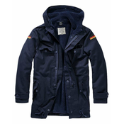 Army moška zimska jakna BW Parka Flag, Navy
