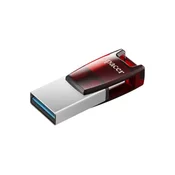 Apacer USB 3.2 Type-C kljuc 64GB AH180 OTG crveni