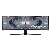 Samsung Odyssey C49G93TSSU LED display 124,5 cm (49") 5120 x 1440 pikseli 5K Ultra HD QLED Crno, Bijelo