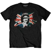 Sex Pistols Majica God Save The Queen Flag Unisex Black XL