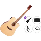 SX SD204CE Premium SET Natural Elektroakustična dreadnought