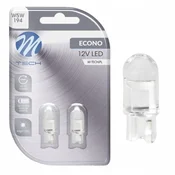 M-Tech W5W T10 LED ŽARNICA CILINDRIČNA STEKLENA LEČA MODRA DIODA
