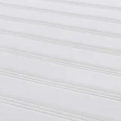 Vidaxl Vzmetnica z vzmetnico krema 90 x 190 cm blago