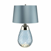 Elstead LENA-TL-S-BLUE - LED stona lampa LENA 1xE27/60W/230V + 1xGU10/7W plava
